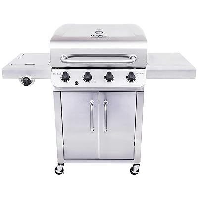  Char-Broil 463375919 Performance Stainless Steel 4-Burner Cabinet Style Gas Grill
