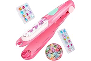 Hair Gem Stamper Kit, Bling Bling Hair Gems Bedazzler with Reusable Rhinestones, Blinger Hair Gems Stapler with a Hair Clip S