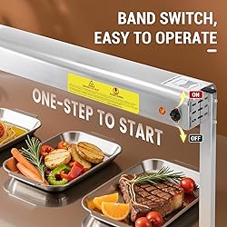 Hiteemer 48-Inch Food Heat Lamp, 1350W Commercial