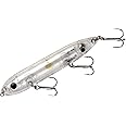 Heddon Super Spook Topwater Fishing Lure for Saltwater and Freshwater, Clear, Super Spook (7/8 oz)