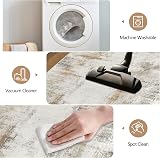 Famibay Hallway Runner Rug 80x300CM Non Slip Long Beige Brown Washable view 4