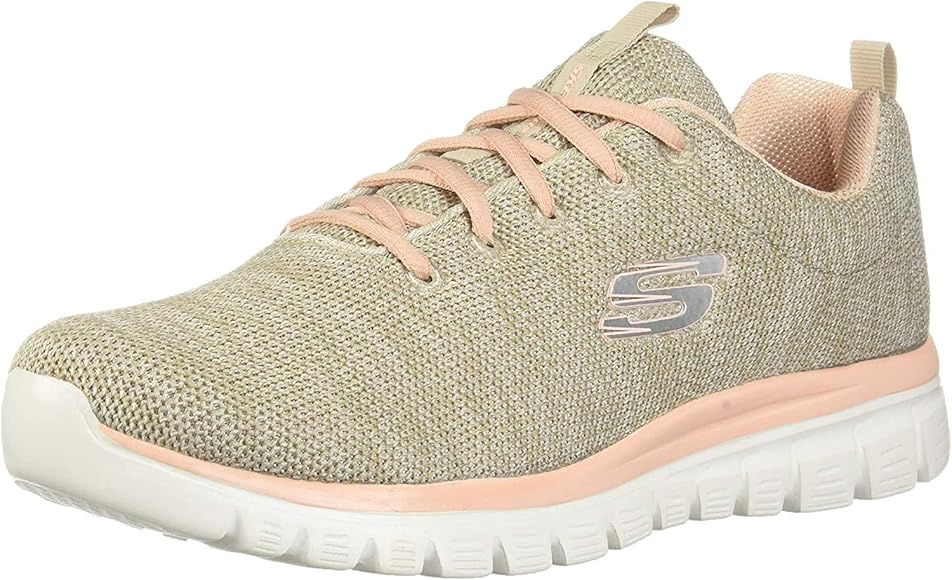 zapatos skechers beige