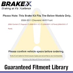 [Front] Brake X Replacement Brake Rotors Kit