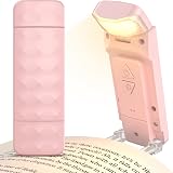 Mexllex Rechargeable Book Reading Light with 3 Color Temp 5 Brightness Levels