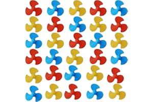 30PCS Propeller Props, be Suitable forMiniature DC Motor 2mm axis Propeller Small-Scale Production of Motor Fan Blades by Science and technologTightly Close fit130 motormaterial skrnrhrery