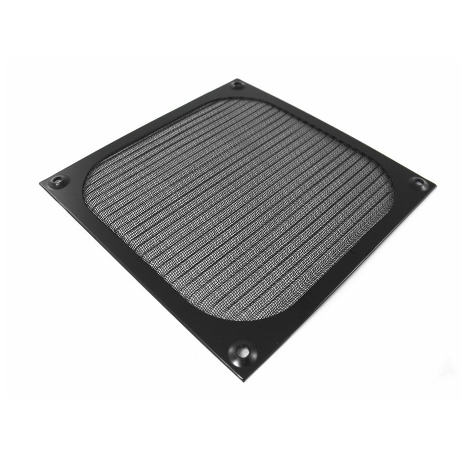 AABCOOLING Aluminium Filter 80mm Black – Fan Cover 80 x 80 mm, Dust Cover Computer, PC Fan Filter, Dust Filter Mesh, Fan Grill Filter, 80mm Fan Filter, Dust Filter, 80mm Dust Filter