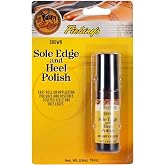 Fiebing's Brown Shoe Polish for Leather &amp; Rubber Soles - Sole Edge &amp; Heel Polish (0.6 oz) Restores Scuffed Heels &amp; Soles - Easy Roll-On Applicator to Repair Boot &amp; Shoe for Glossy &amp; Waterproof Finish