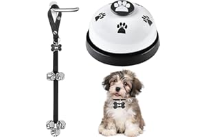 KEXIAVA 2 Pieces Dog Bells Potty Training, Dog Doorbell for Training Bell for Dog to Ring to go Outside Puppy Training Door B