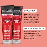 John Frieda Radiant Red Shampoo & Conditioner Bundle for Redheads Pomegranate view 2