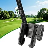EagleFlight Magnetic Golf Cart Phone Holder - N54 Ultra Strong Magnet,Compatible with EZGO, Club Car & Yamaha Carts, 360° Adjustable, Fits iPhone 15 Pro Max/S24 Ultra, Golf Accessories Gifts for Men
