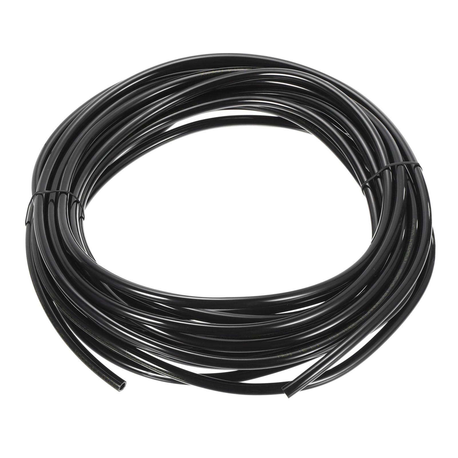Rebower Pneumatic Tubing Pipe,8mm x 5mm Black PU Polyurethane Tube,39.4FT 12M,PU Air Line Tubing Hose Tubes for Air Compressor,Fluid Transfer,Air Brake