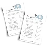 Blue Elephant Baby Shower Games - The Price is