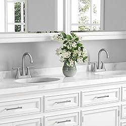 Bathroom Faucets for Sink 3 Hole, Hurran 4 inch