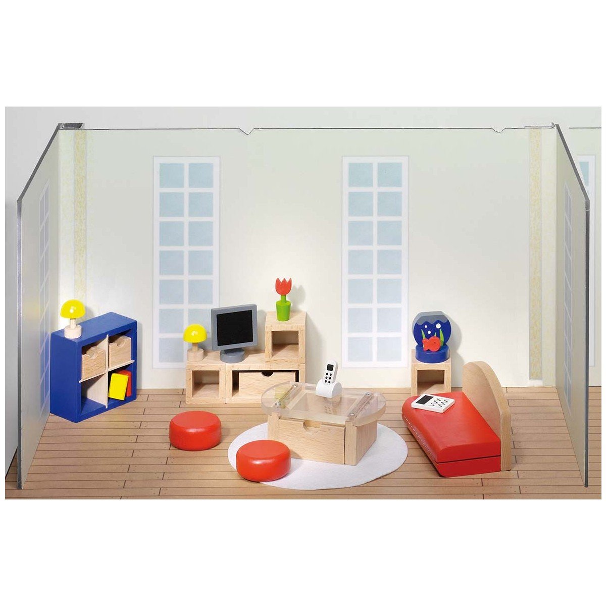 GoKi 51749 "Furniture for Flexible Puppets Living Room Toy