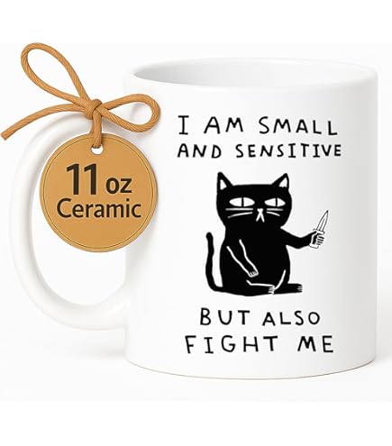 LookHUMAN Taza De Café De Cerámica Bitch Fuel White De 15 Onzas