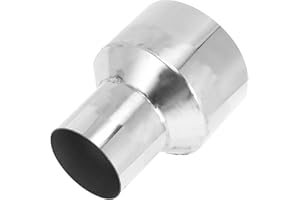 Motoforti 2.5'' OD to 4'' OD Mandrel Exhaust Pipe Adapter Concentric Reducer Car Exhaust Pipe Tubing Piping Adapter 5" Length