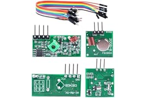 WWZMDiB 2Pcs 433M Transmitter + Receiver Kit for Remote Control Raspberry Pi Arduino