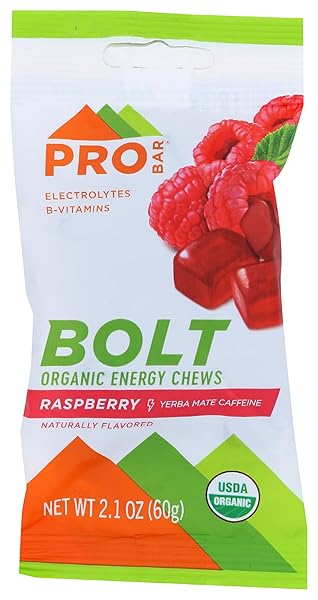 PROBAR, RASPBERRY ENERGY CHEWS ORGANIC, 2.1 OUNCE