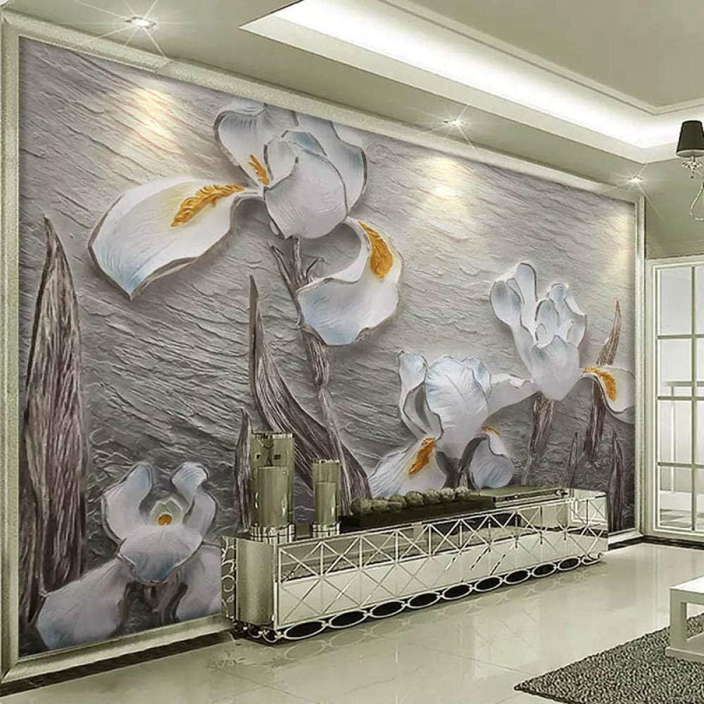 Self Adhesive Wallpaper3D Wallpaper Flowers Living Room Background Wall