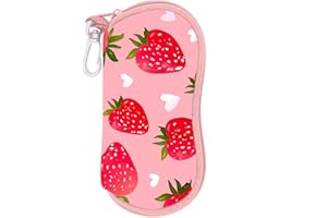 WRIGAEL Sunglasses Case Soft Glasses Cases for Women Pouch Eyeglass Bag Eye Glass Kids Girls Sun Glasses Cute Kawaii