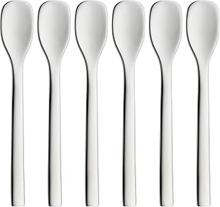 WMF Nuova Espressolöffel Set, 6-teilig, Espressopaddel, spülmaschinengeeignet, L 10 cm, Cromargan Edelstahl poliert