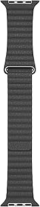 Apple Watch Leather Loop (44mm) - Black - Large