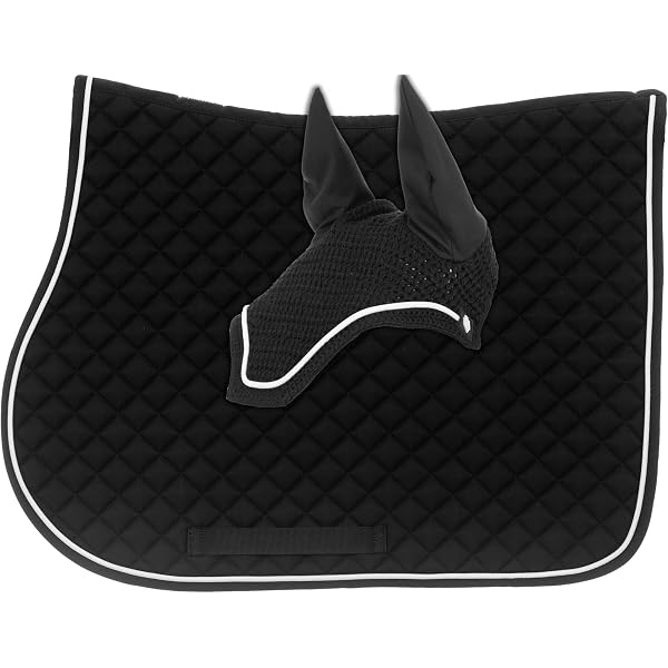 BATMA Cofano Con Orecchie E Maschera Antimosche Per Cavallo - Taglia Cob Completo - Foto 2