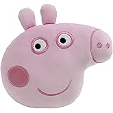 Northwest Peppa Pig Peppa Smiles Cloud Pillow 12" &ndash; Plush Kids Stuffed Toy, Cartoon Character, Bedroom Decor, Gift for Girls &amp; Boys