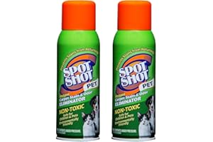 Spot Shot Pet Instant Carpet Stain & Odor Eliminator Spray, 14 oz (Pack of 2)