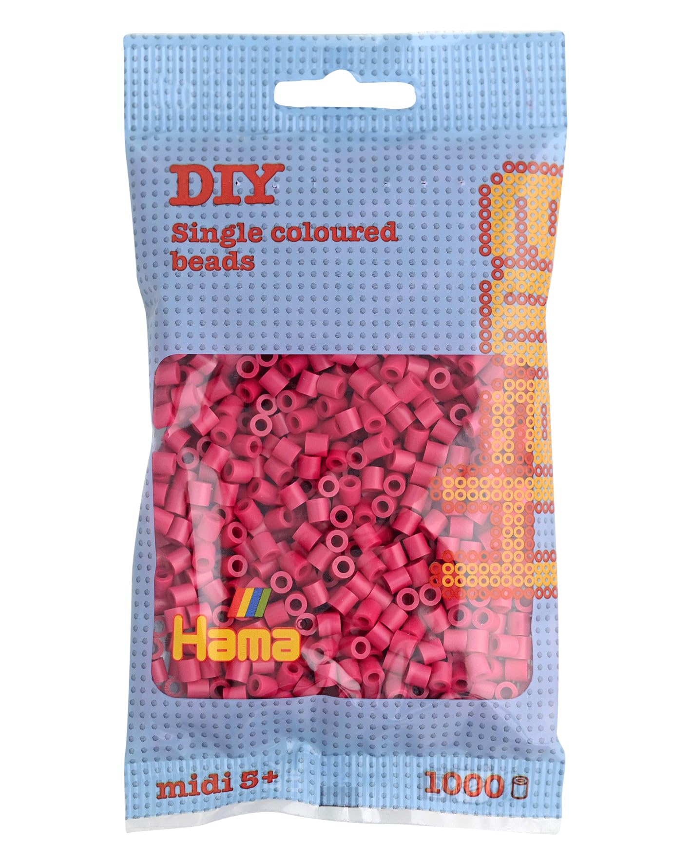 Hama Beads Bag | Approx. 1000 Midi Fuse Beads | Mosaic Decoration Arts & Craft for Creative Children Ages 5+