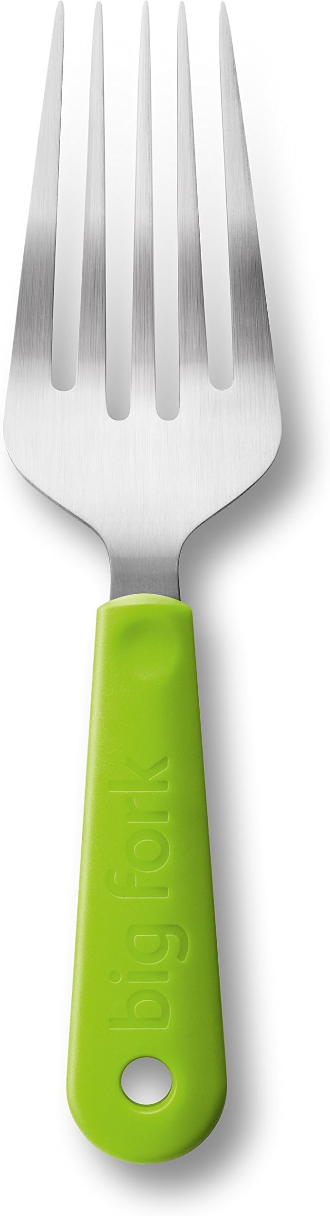 New Soda Big Fork/Turner, Stainless Steel, Green, 3 x 6.4 x 27 cm