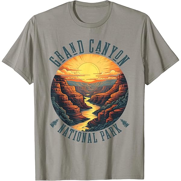 Amazon.com: The Grand Canyon National Park Design T-Shirt