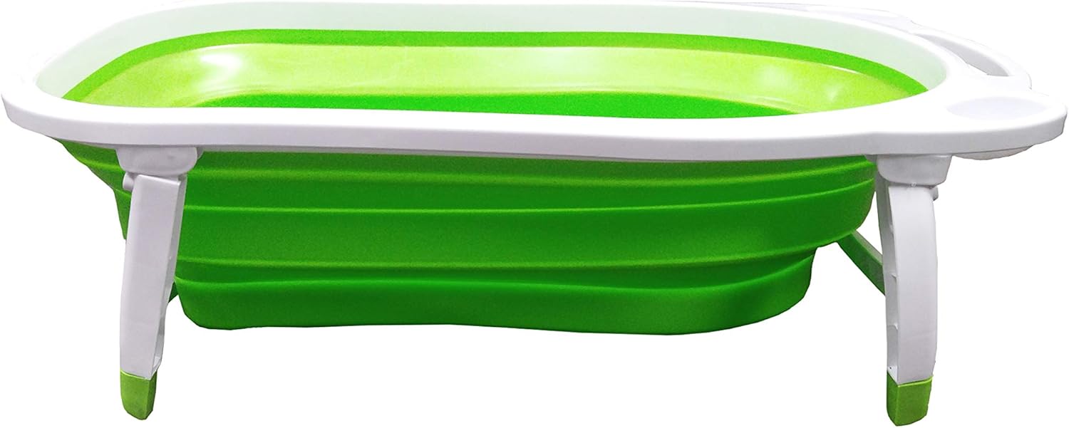 Midlee Portable Collapsible Dog Bathtub (Green) Pet Supplies