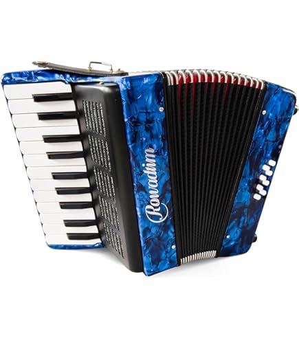 Tascani タスカーニ　アコーディオン 青 Amazon.com: 22 Key 8 Bass Accordion Exquisite Piano