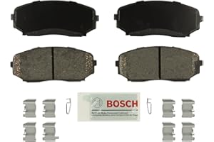Bosch BE1258H Blue Disc Brake Pad Set with Hardware For: Ford Edge; Lincoln MKX; Mazda CX-7, CX-9, Front