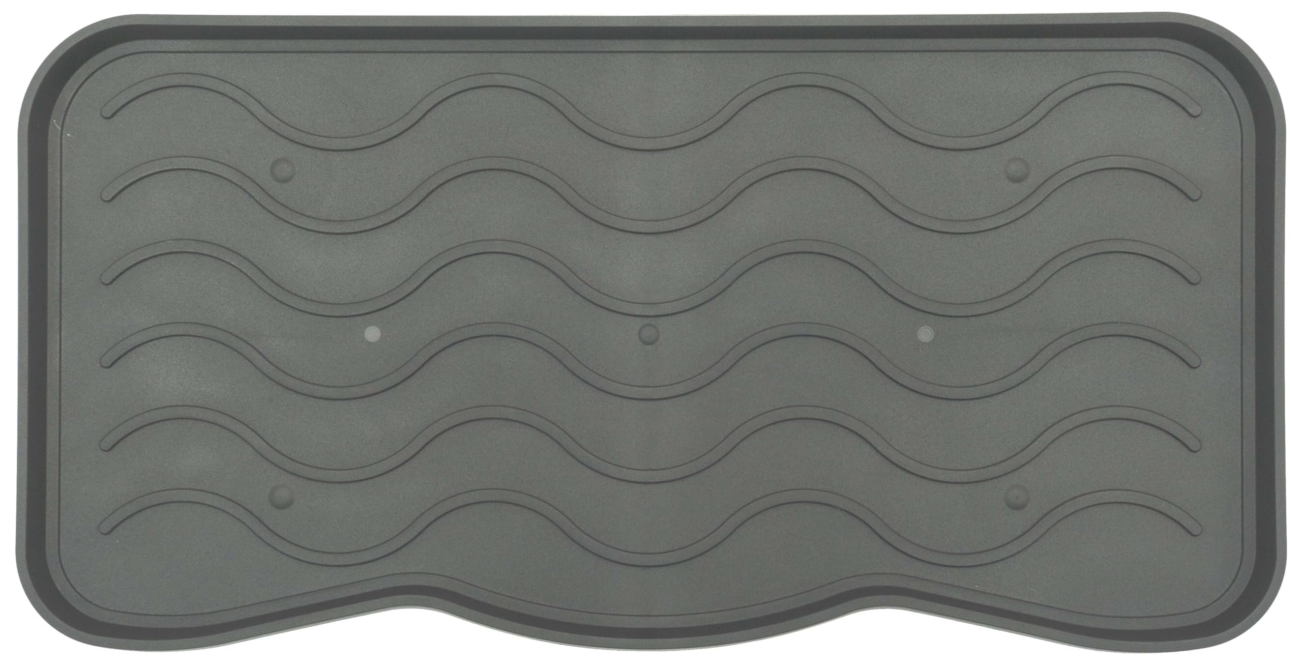 Nicoman Boot Tray Shoe Organiser Non Slip Washable Multipurpose Container Floor Carpet Protection for Indoor Outdoor - (Plain Black, Pack of 1)