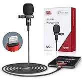 PIXEL Microphone for iPhone iPad(Apple MFi-Certified) from Mic for iPhone Live Streaming Vlogging | External Microphone for iPhone Video Recording, Compatible with Apple Lightning Devices (5ft)