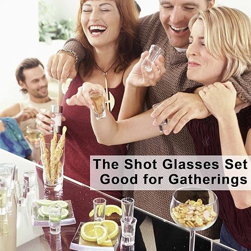 SuproBarware Shot Glasses Set of oz/35 ml Clear Shot Glass