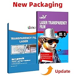 Uinkit 11x17 Laser Transparency Film OHP 50 Pack