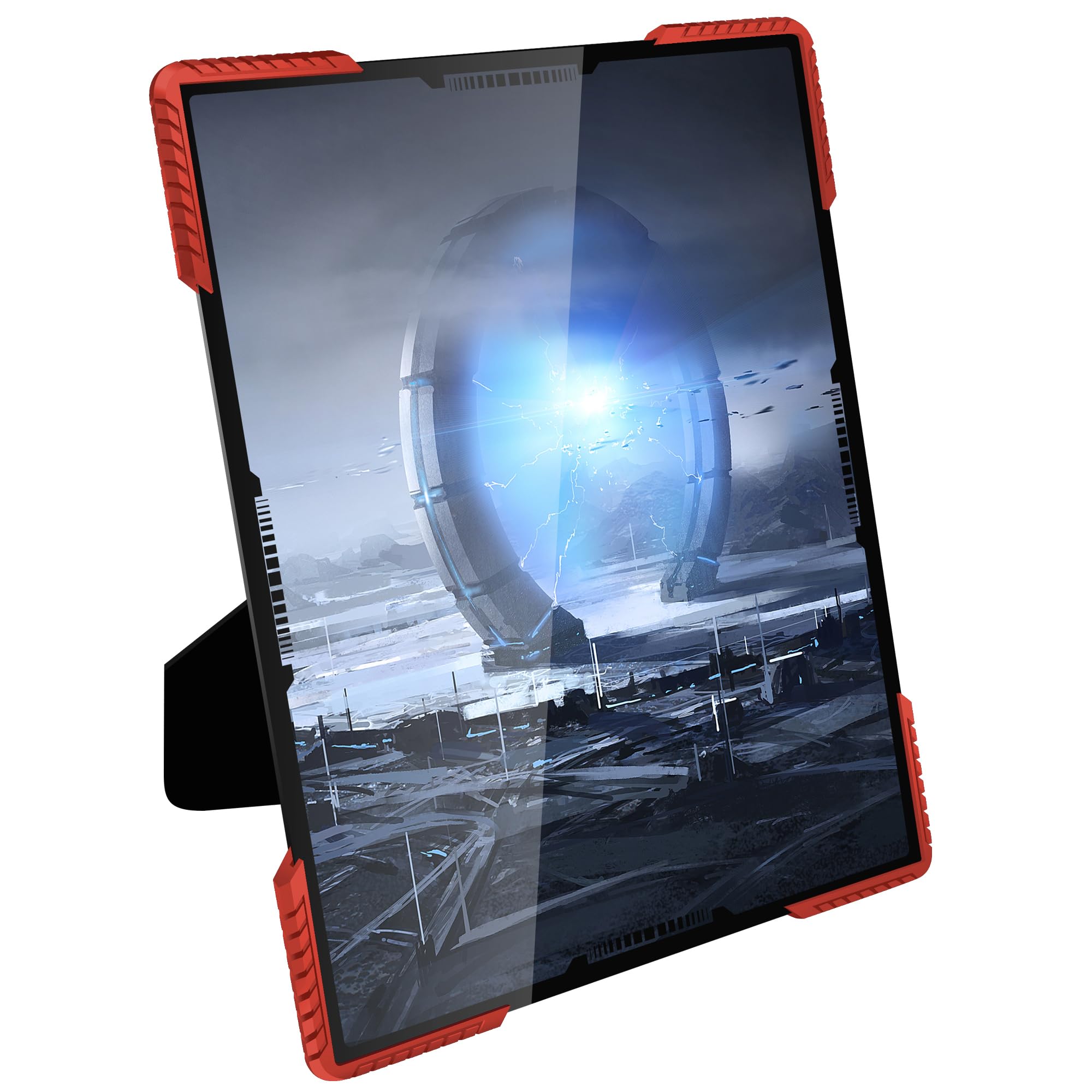 Photo 1 of Bluesun 8x10 Picture Frame, Real Glass Frame, Red 8×10 picture frame,can be Vertical and Horizontal, Matted for wall and tabletop Decor (8x10, Red)