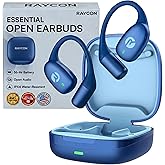 Raycon Essential Open Ear Earbuds – Open Ear Headphones, Earbuds Wireless Bluetooth, Sweat & Water-Resistant Earphones, Running Headphones with Ultra-Lightweight Design, 36 Hours Battery Life (Blue)