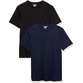Amazon Essentials Men's Short-Sleeve V-Neck T-Shirts, Pack of 2