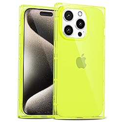 LoeoeL for iPhone 15 Pro Max Clear Case Rectangle