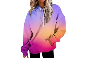 slqdgmryz Hoodies for Women Tie Dye Oversized Sweatshirt Plus Size Loose Fit Cute Hoodie Drawstring Fall Pullover with Pocket