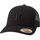 Hurley Men's Caps - Del Mar Mesh Panel Baseball Cap Trucker Hat - Snap Back Hats for Men