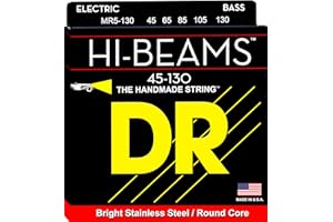 DR Strings Hi-Beam Round Core Medium 5 Bass Guitar Strings (MR5-130)