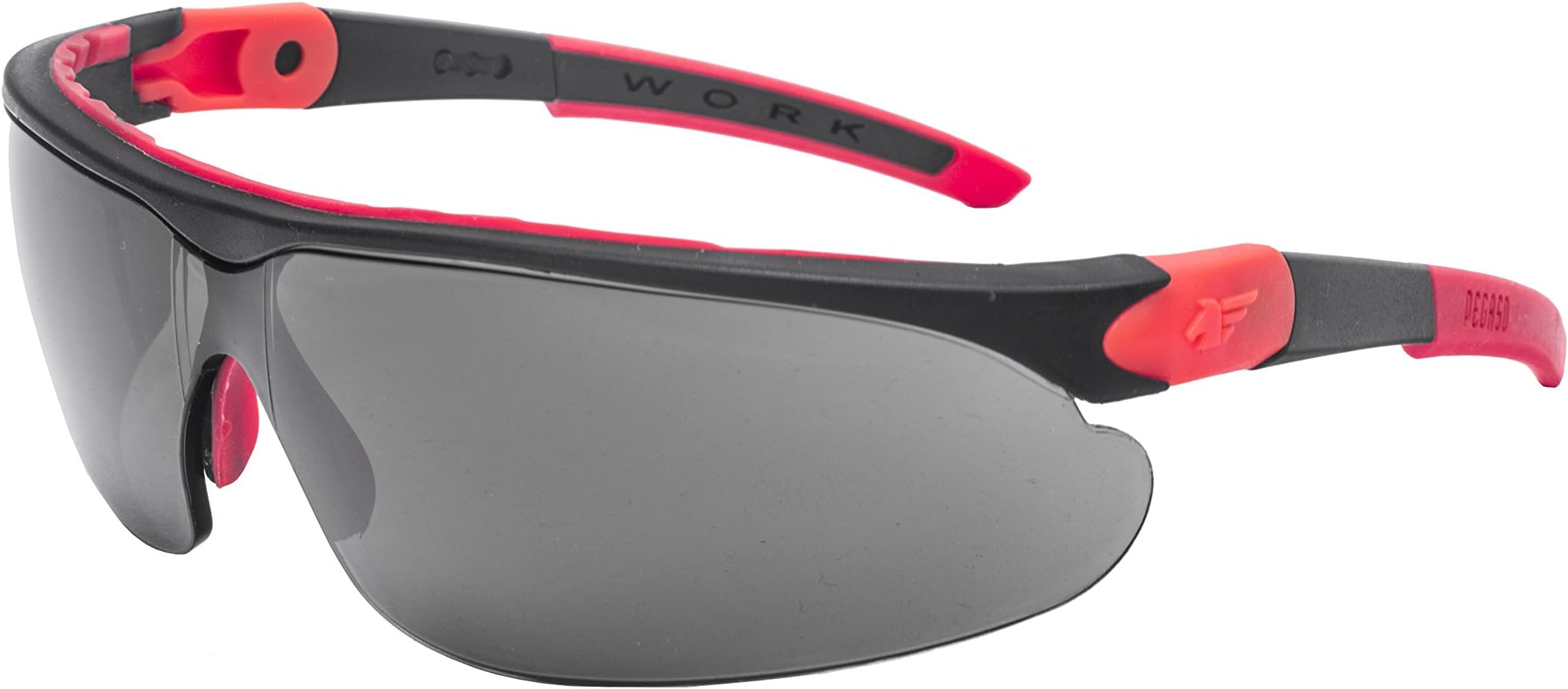 PEGASO Aventur Protective Glasses with High Intensity Sun Filter, Black and Red, L