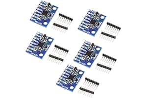 V TELESKY 5Pcs GY-521 MPU-6050 MPU6050 Accelerometer Gyroscope Module - 3 Axis Accelerometer and 6 DOF 6 Axis 16-bit Analog Gyro Sensors Kit for Arduino （Blue）