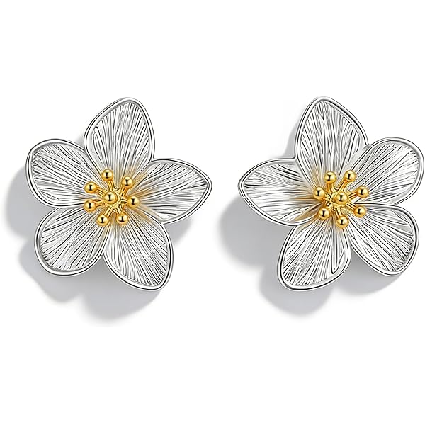 Amazon.com: XYAYOU Chic Cute Boho Flower Blossom Stud Earrings for