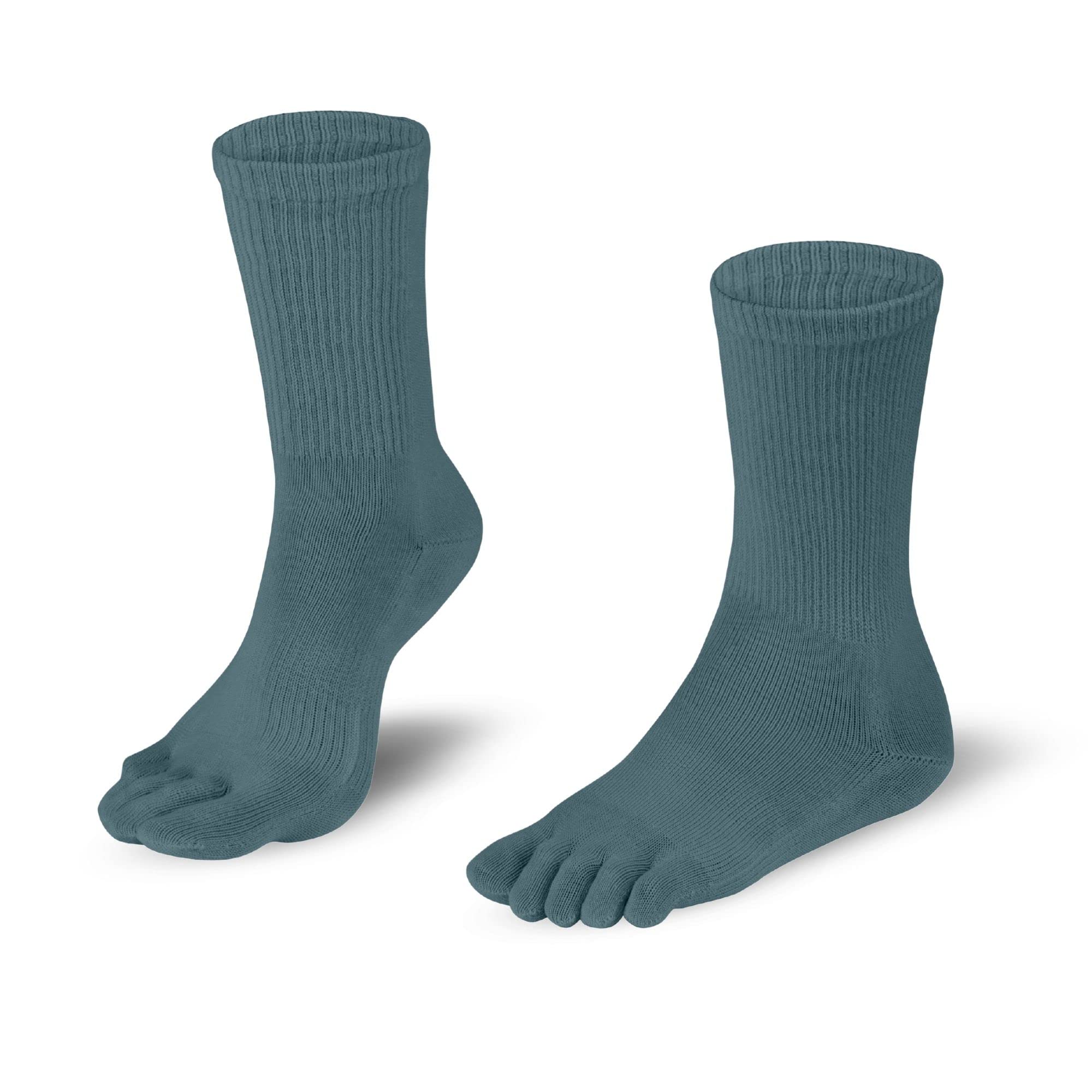 Knitido Dr. Foot Hallux Valgus Toe Socks for Bunion Prevention and Support, Size:UK 5.5-8 (EU 39-42), Colours:Bluegrey (854)